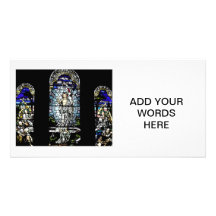 Resurrection of Jesus Stained Glass Window Photo Cards