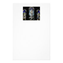 Resurrection of Jesus Stained Glass Window Personalized Stationery