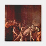 Resurrection of Lazarus by Caravaggio Magnets