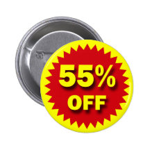 RETAIL SALE BADGE - 55% OFF PINS