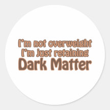 Retaining Dark Matter Stickers
