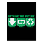 Rethink The Future, Recycle Postcards