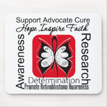 Retinoblastoma Butterfly Inspirations Mousepads