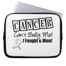 Retinoblastoma Cancer Can't Bully Me...I Won Laptop Computer Sleeves