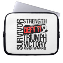 Retinoblastoma Cancer Survivor Defy It Computer Sleeves