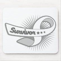 Retinoblastoma Survivor Ribbon Mouse Pad