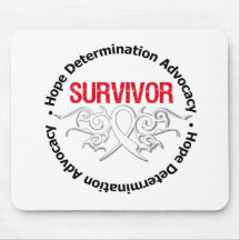 Retinoblastoma - Survivor Tribal Ribbon Mousepad