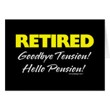 Retiré : Au revoir pension de tension bonjour ! Cartes De Vœux