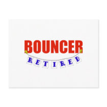 RETIRED BOUNCER POST CARDS