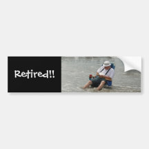 Retired!! Bumper Stickers