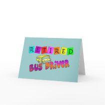 Retired Bus Driver Gifts Cards