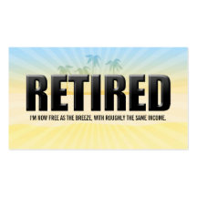 Retired Business Cards