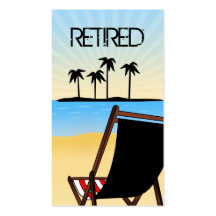 Retired business cards