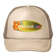 Retired Carpenter USA Mesh Hats
