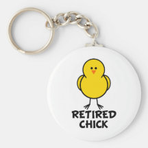 Retired Chick Key Chain