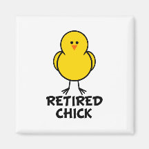 Retired Chick Refrigerator Magnets