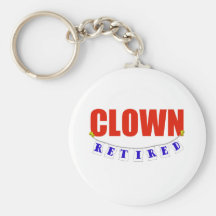 RETIRED CLOWN KEYCHAIN