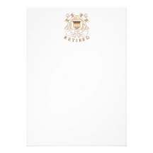 Retired Coast Guard Personalized Invitations