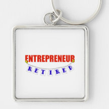 RETIRED ENTREPRENEUR KEYCHAINS
