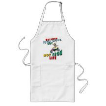 Retired From Work Aprons