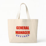 RETIRED GENERAL MANAGER CANVAS BAG