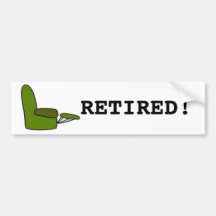 Retired  Items Bumper Stickers