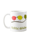 Retired Librarian Reto Birds Design Gifts mugs