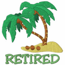 RETIRED MEN'S EMBROIDERED POLO SHIRT