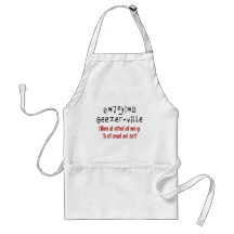 Retired Mens T-Shirts & Gifts "Geezer-Ville" Apron