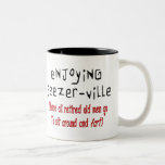 Retired Mens T-Shirts & Gifts "Geezer-Ville" Coffee Mugs
