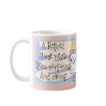 Retired Nurse Angel Art Cards & Gifts mugs