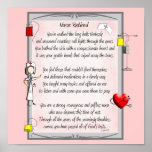 Retired Nurse Canvas Art Poem  by Gail Gabel,RN Print