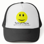 Retired Nurse HAPPY DANCE SMILEY Hat