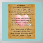 Retired Nurse Poem Art Poster -by gailg,RN