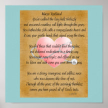 Retired Nurse Poem Art Poster -by gailg,RN