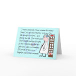 "Retired Nurse"  Story Art--Unique Gift Items Cards