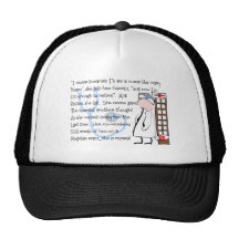 "Retired Nurse"  Story Art--Unique Gift Items Hats