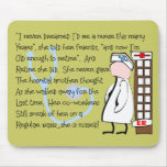 "Retired Nurse"  Story Art--Unique Gift Items Mouse Pads