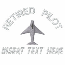 Retired Pilot Embroidered Shirt