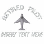 Retired Pilot Embroidered Shirt embroidered shirts