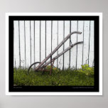 Retired plow print