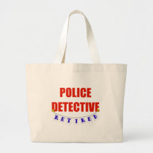 RETIRED POLICE DETECTIVE CANVAS BAGS