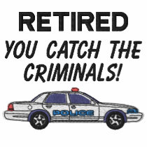 Retired Police Embroidered Shirt