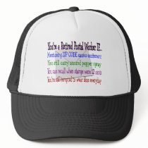 Retired Postal Worker--Funny T-Shirts and Gifts Trucker Hat