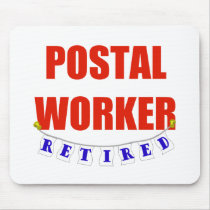 RETIRED POSTAL WORKER MOUSE MATS