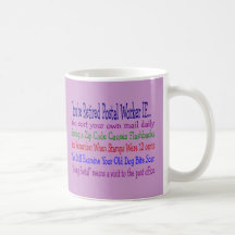 Retired Postal Worker Sayings T-Shirts & Gifts Coffee Mugs