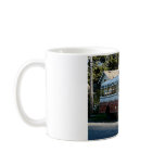 Retired Red and White Bus mugs