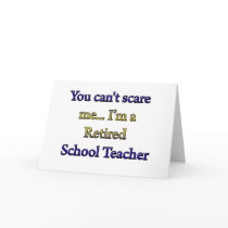 Retired School Teacher Cards