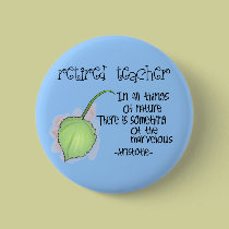 Retired Teacher Aristotle Quote Design Gifts buttons