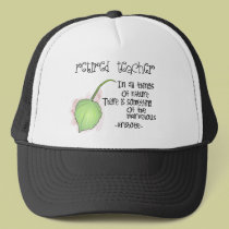 Retired Teacher Aristotle Quote Design Gifts hats